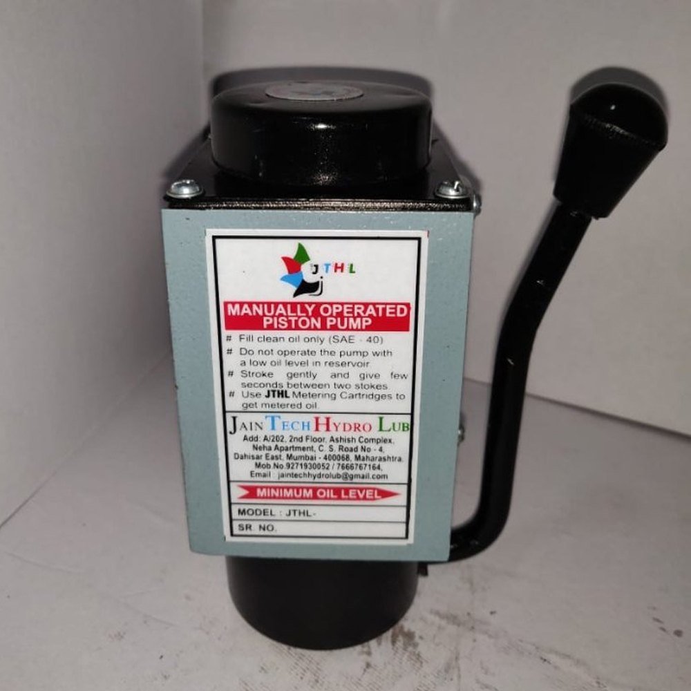Mild Steel Manually Operated Piston Pump