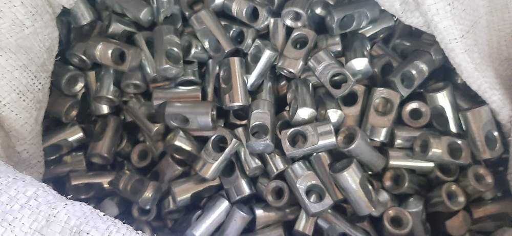 MS Silver Eyelets End Connectors for Gas Springs / Pumps, For Hardware Fitting, Size: 16 mmx 25 mm Long
