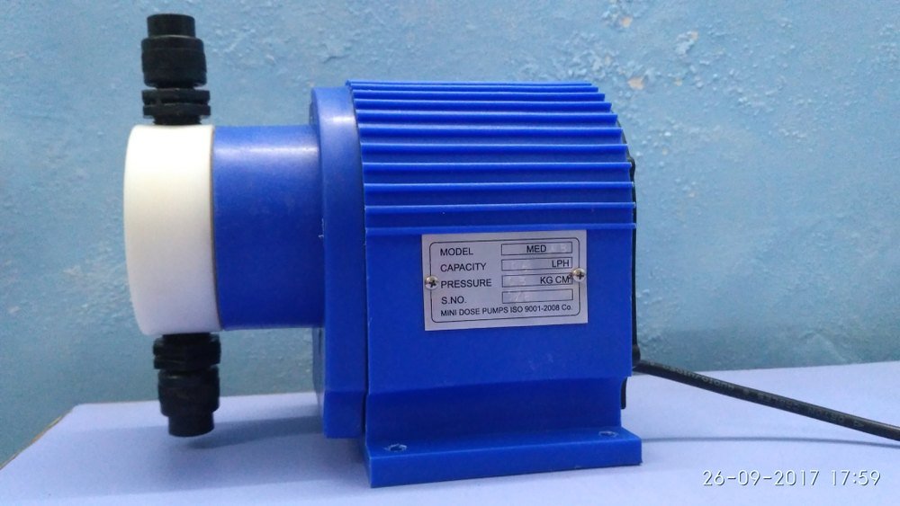PP Chlorine Dosing Pump, Max Flow Rate: 0 To 10 Lph, Model: MED10