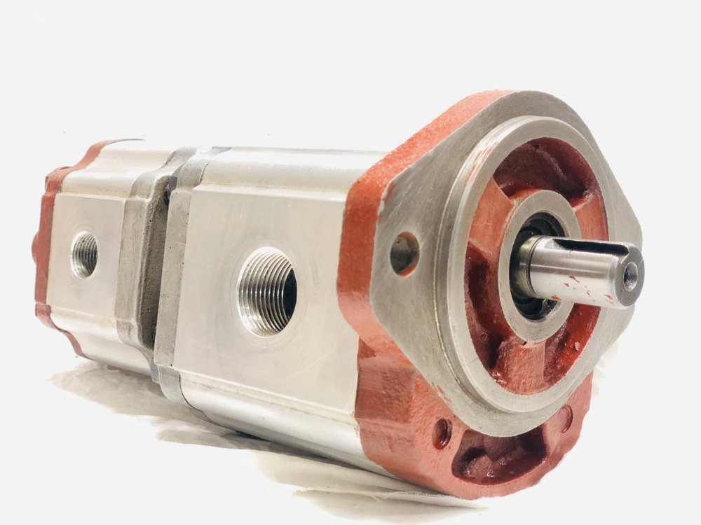 10-15 m 3 Phase 1P Tandem Hydraulic Double Pump, 10 HP