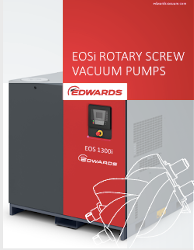 EDWARDS Single stage EOSi Rotary Screw Vacuum Pumps EOS 350i - EOS 5400i, For Industrial