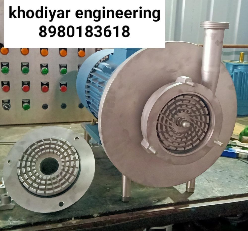 ABB Stainless Steel SS Shear Mixer Pump, For DAIRY