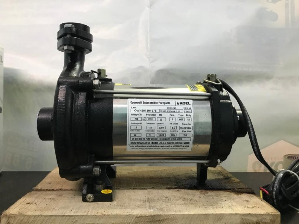 Multi Stage Pump 1 - 3 HP Kirloskar Openwell Submersible Pumps, For Water Pump