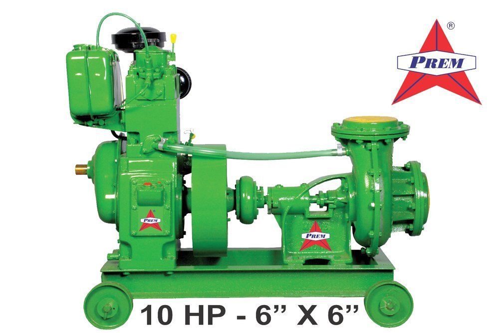 Prem 10 HP Water Cooled Diesel Engine Pump Set