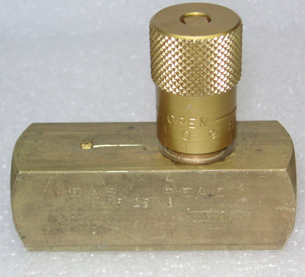 Easy Read Stainless Steel Flow Control Gas Valve, Size : 1/8 - 3/4, Pressure : 5000 PSI