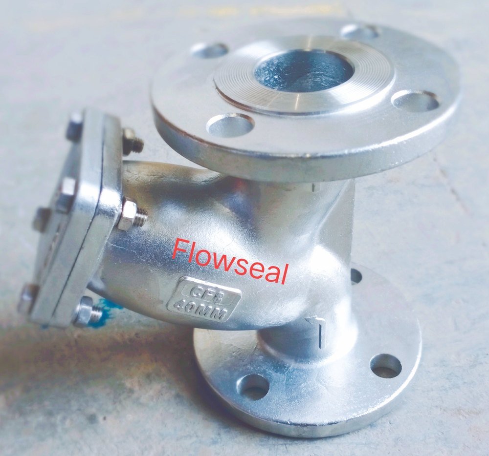 SS Flanged Y Type Strainer, For Industrial