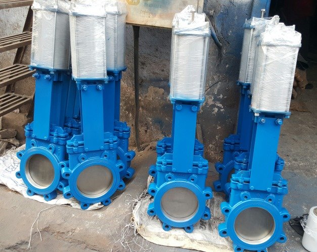 Pneumatic Knife Edge Gate Valve