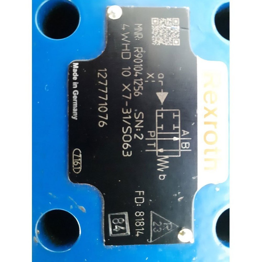 Mild Steel High Pressure Rexroth 4WHD 10 X7-31/S063 Directional Valve R901041256, For Water