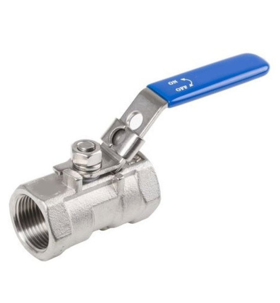 Stainless Steel High Pressure 2 Way Ball Valve, For Water