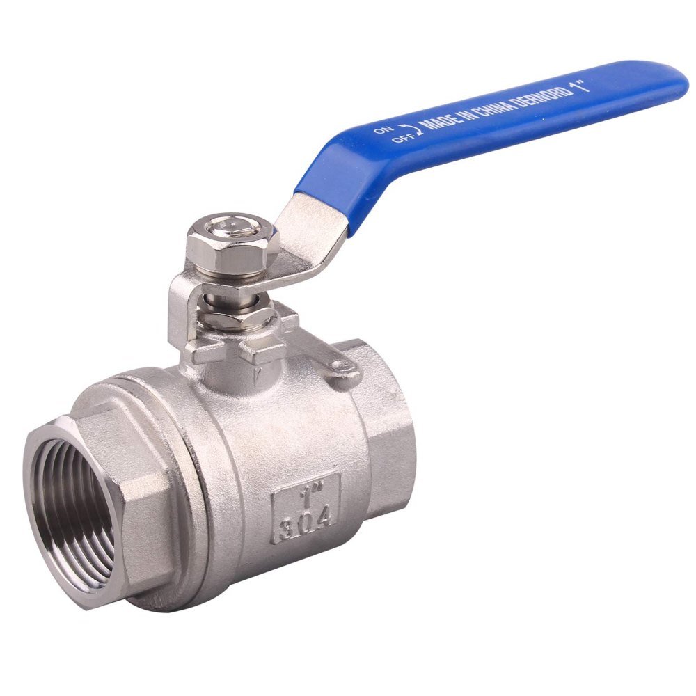 Kiah Stainless Steel SS Ball Valves, Threaded
