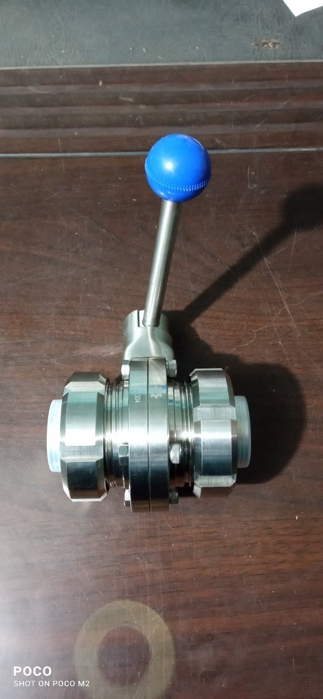 SS304 SS Butter fly valve for milk Dairy