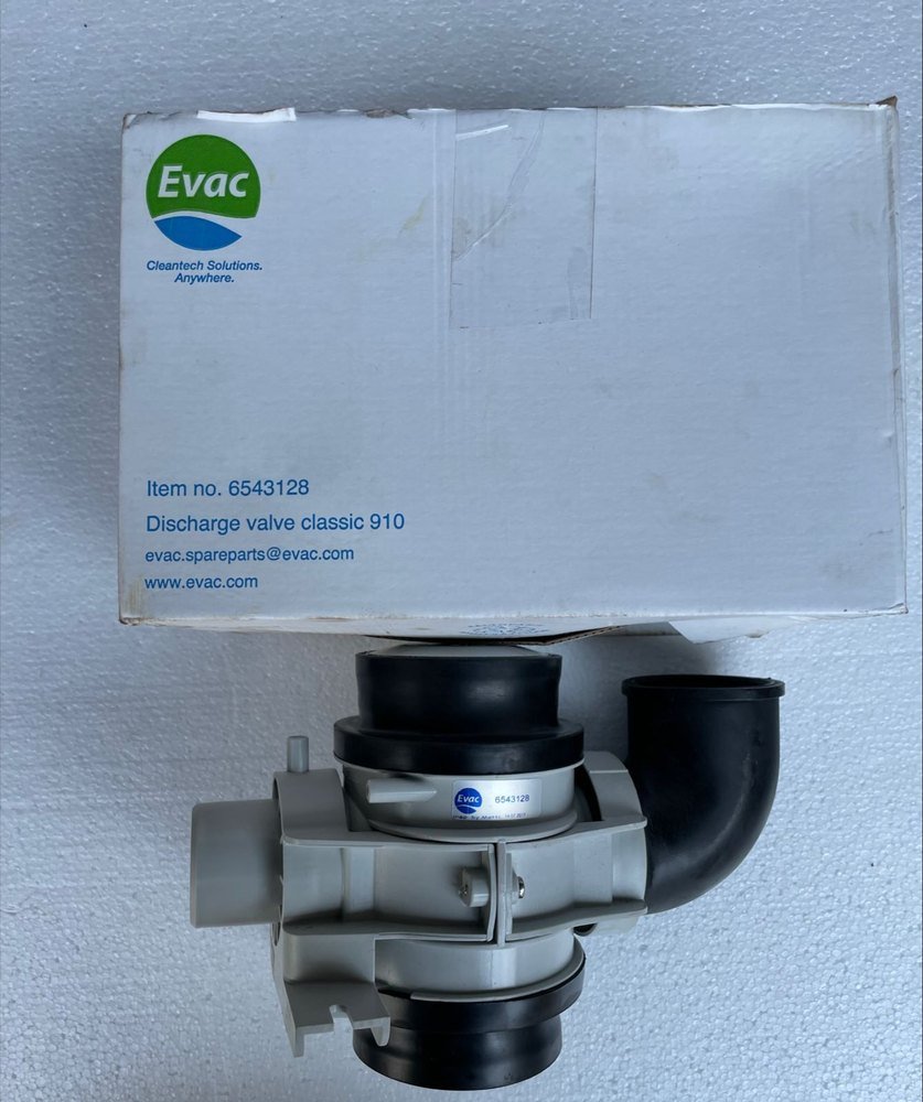 Evac 6543128 Discharge Valve, Plastic