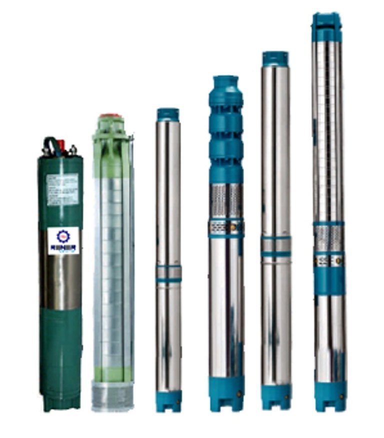 Rener 100 - 487 Feet V8 Bore Well Pump Single Phase 2880 RPM, Max Flow Rate: 650 LPM