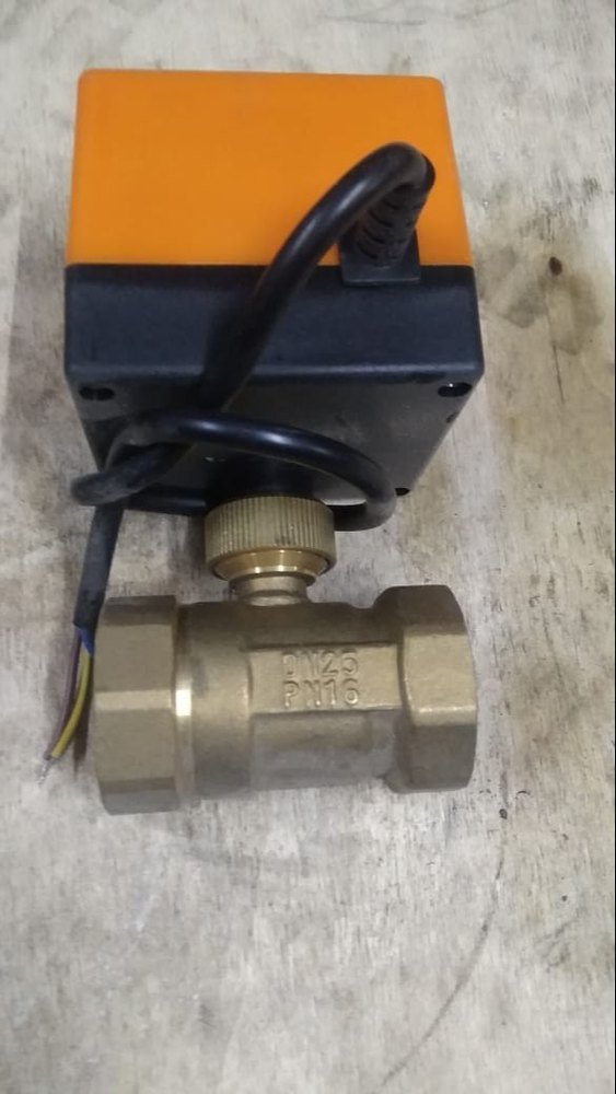 Electric Orange Irrigation Motorized Valve, Threaded, Model Name/Number: TRV
