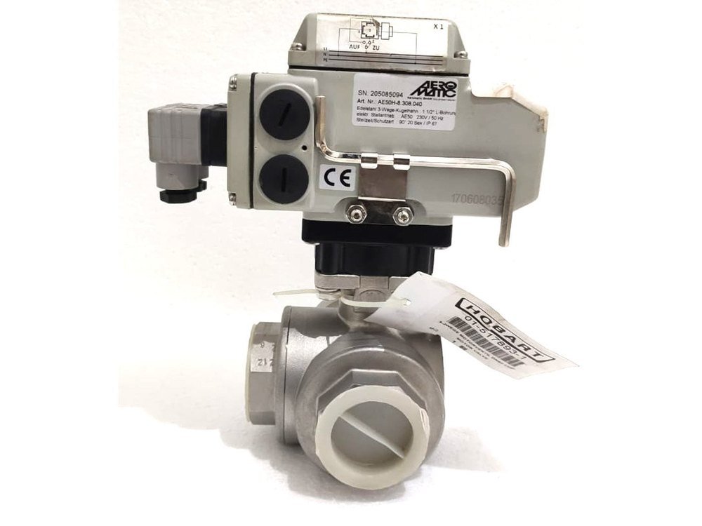 Stainless Steel Aeromatic Actuator Valve Ae50h With Ball Valve 1000wog Dn40 Pn63, For Industrial, Valve Size: 2 Inch