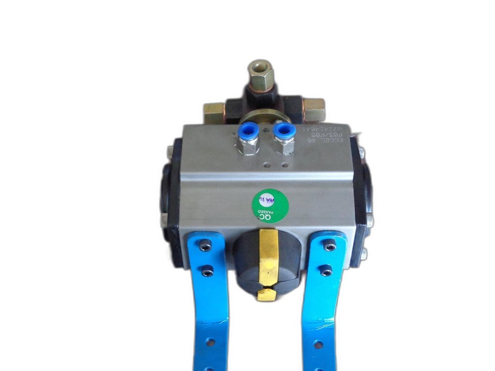 Mild Steel High Pressure Special Air Operated 2-Pot Automatic Valve, For Industrial