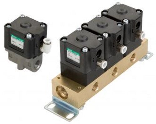 Low Pressure CKD Compact Air Operated 2-Port Valve, For Industrial