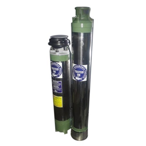 51 to 100 m Single Phase 1 HP Borewell Submersible Pump200feet copper winding