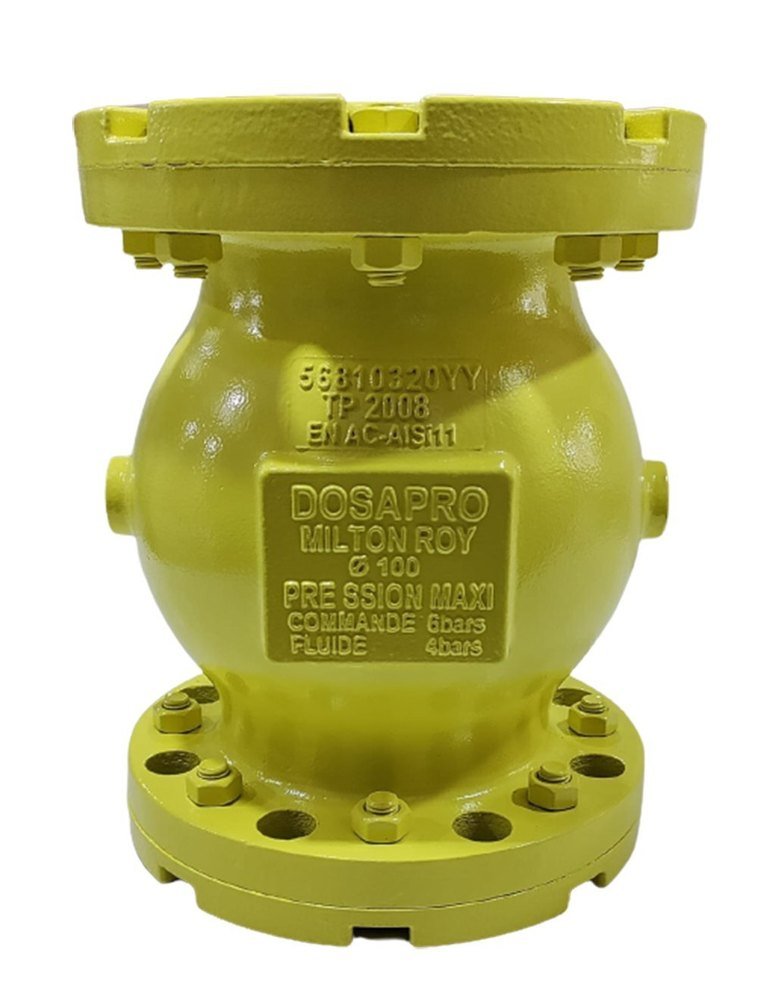 Mild Steel Medium Pressure Milton Roy Pinch Valve, For Industrial, Size: 15Inch