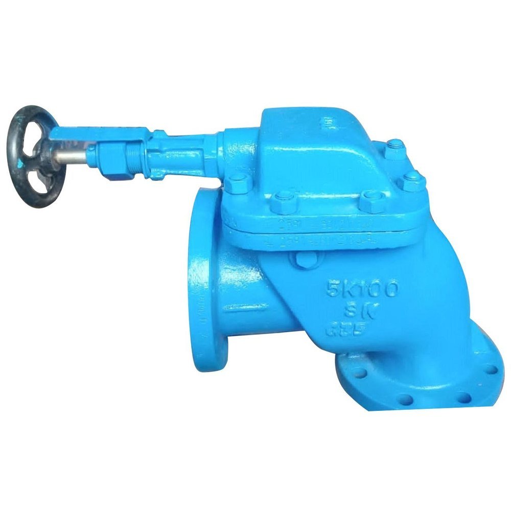 Cast Steel Angle Storm Valve, Valve Size: 40mm To 250mm
