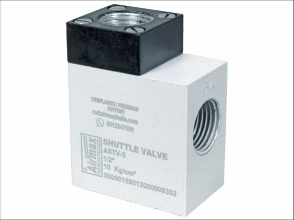 Aluminium 10 Kg/Cmsquare Airmax ASTV -3 Shuttle Valve