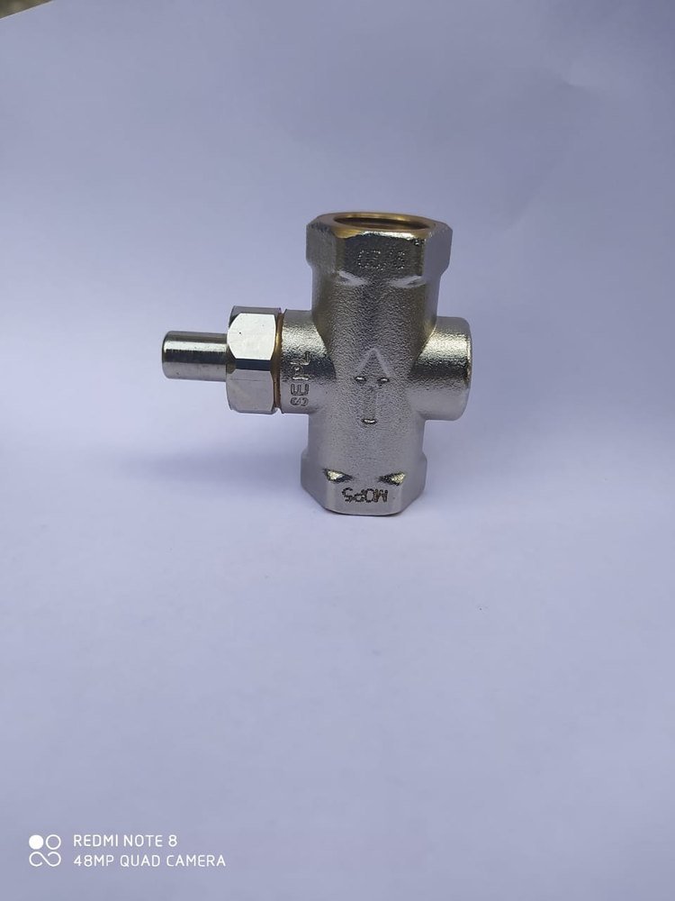 Push Button Pressure Gauge Valve