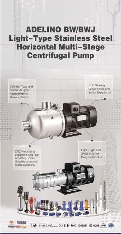 0.1 - 1 HP Single Phase Raw Water Pump, Industrial
