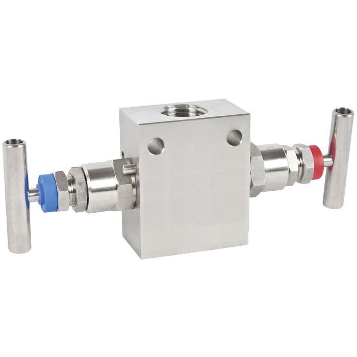 SS 304 Or SS 316 2 Way Valve Manifold, Size: 1/2\'\'