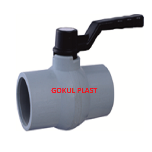 Gokul Long Handle PP Solid Gray Valve, Size: 15 to 200mm