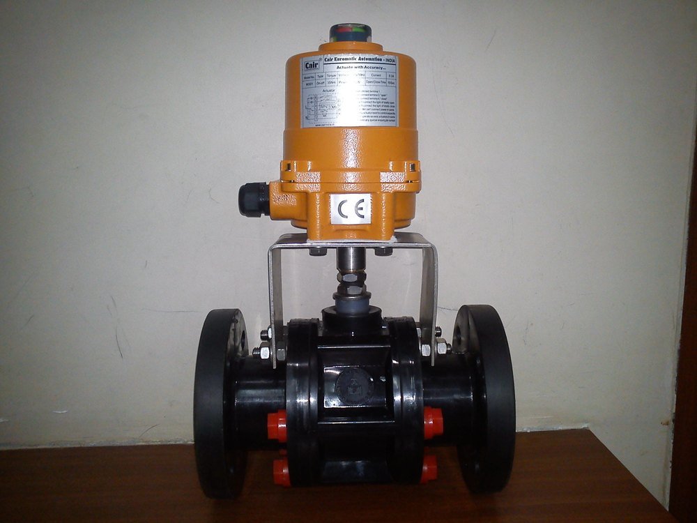 Cast Iron Motorised Polypropylene Ball Valves, Packaging Type: Carton
