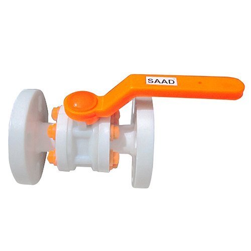 Polypropylene Ball Valve, Flangend, Size: 15 - 100 mm