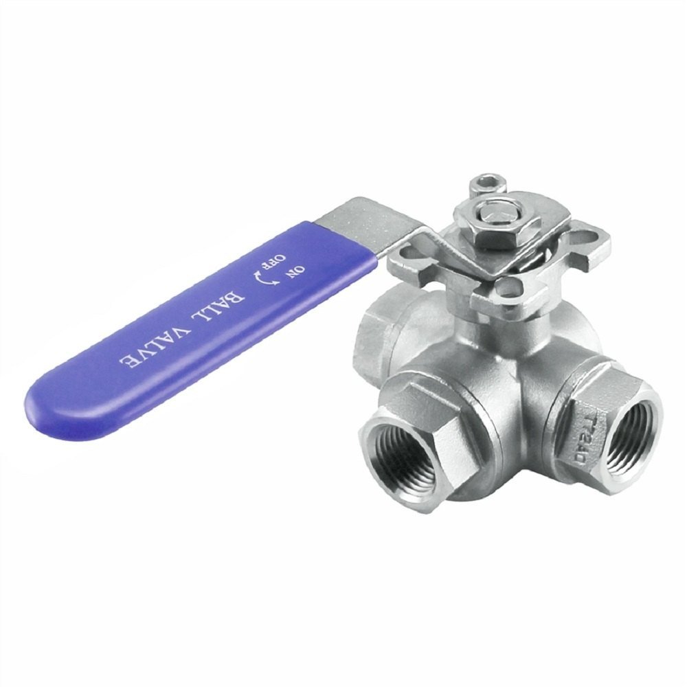 Stainless Steel Three Way Ball Valves