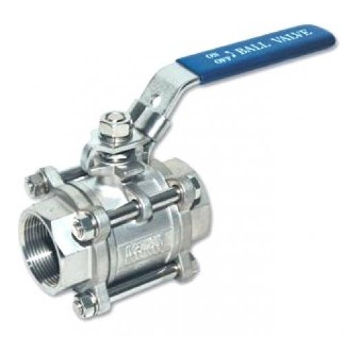 Cast Steel Three Piece Ball Valve