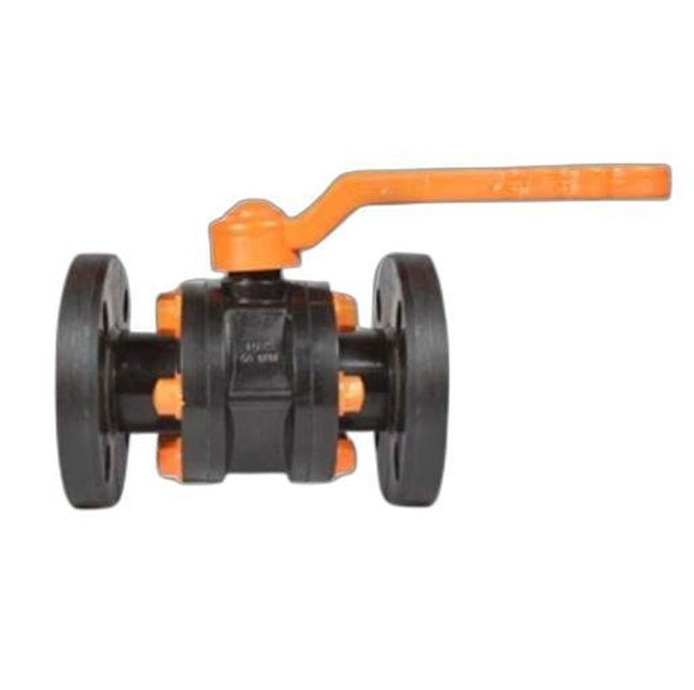 HDPE Flange End Ball Valves, For Industrial, Size: 1/2