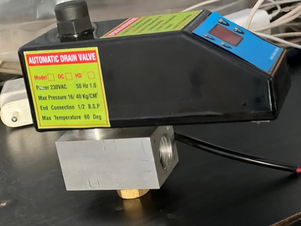 Mild Steel Medium Pressure Electrical Auto Drain Valve, For Industrial