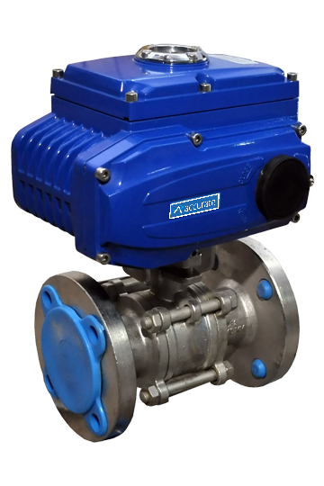 Electric Actuator Flange End Ball Valve