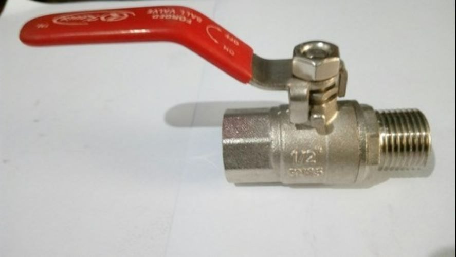 0-10KG Brass Ball Valve Male Female, Size: 3/4