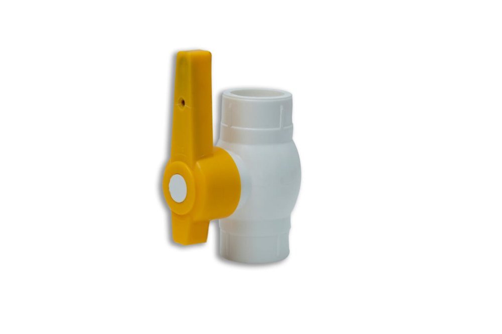 White Upvc Ball Valve, Size: 0.5 To 50 mm