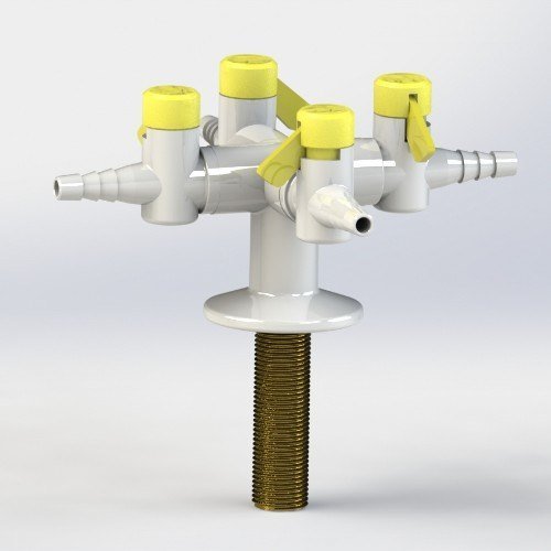 MS Alliance Gas Tab Four Way, For Laboratory, Model Name/Number: SU146