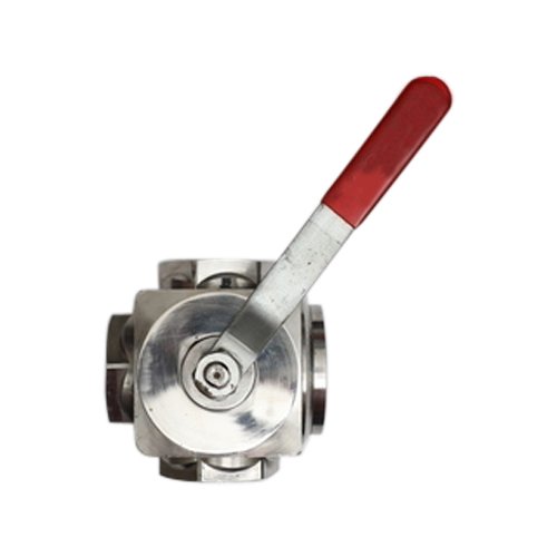 Medium Pressure 3 Way Ball Valve, Threaded