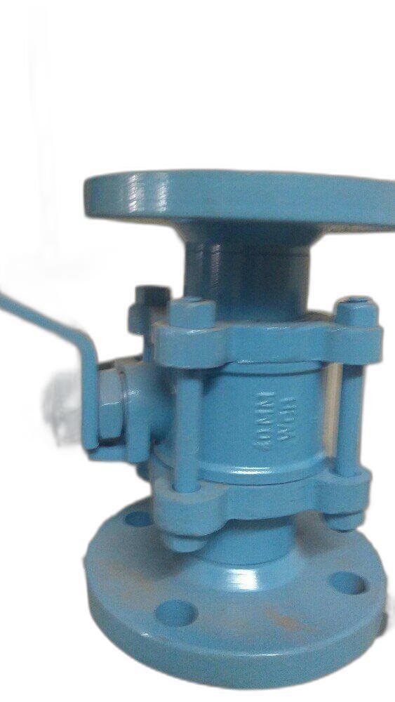 SS W.C.B 3 Pcs Ball Valve Flanged Ends