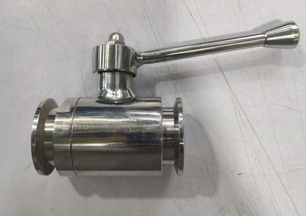 10kg Stainless Steel Shah T C End Ball Valve, Size: 1
