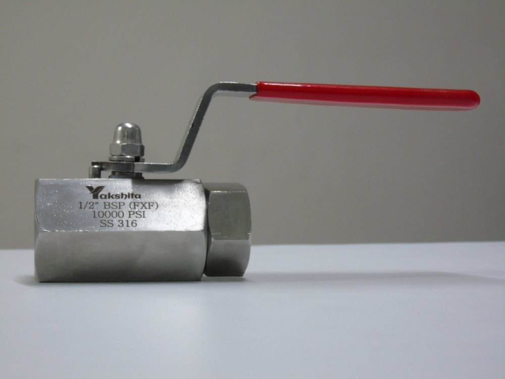 15000 Psi Stainless Steel Threaded End Ball Valve, Size: 1/2 Npt