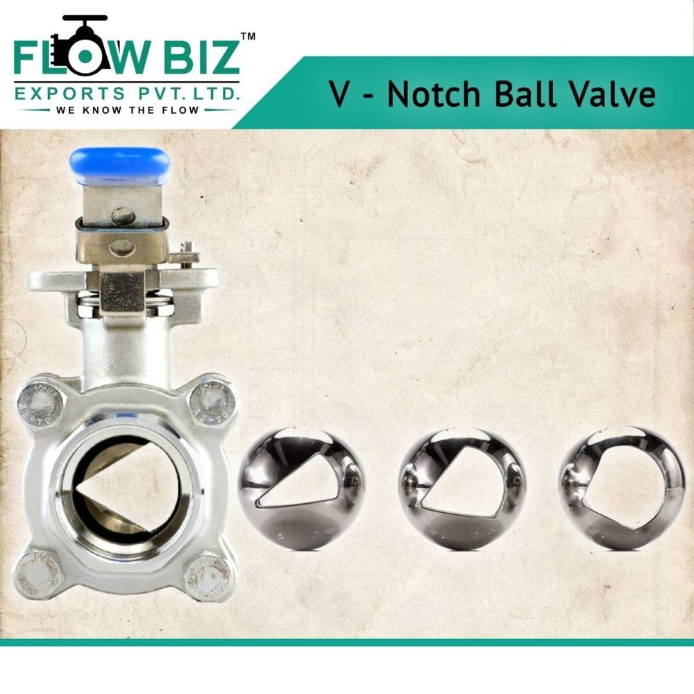 Stainless Steel V Notch Ball Valve