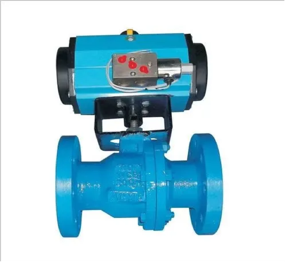Cast Steel Motorized Flanged Ball Valve
