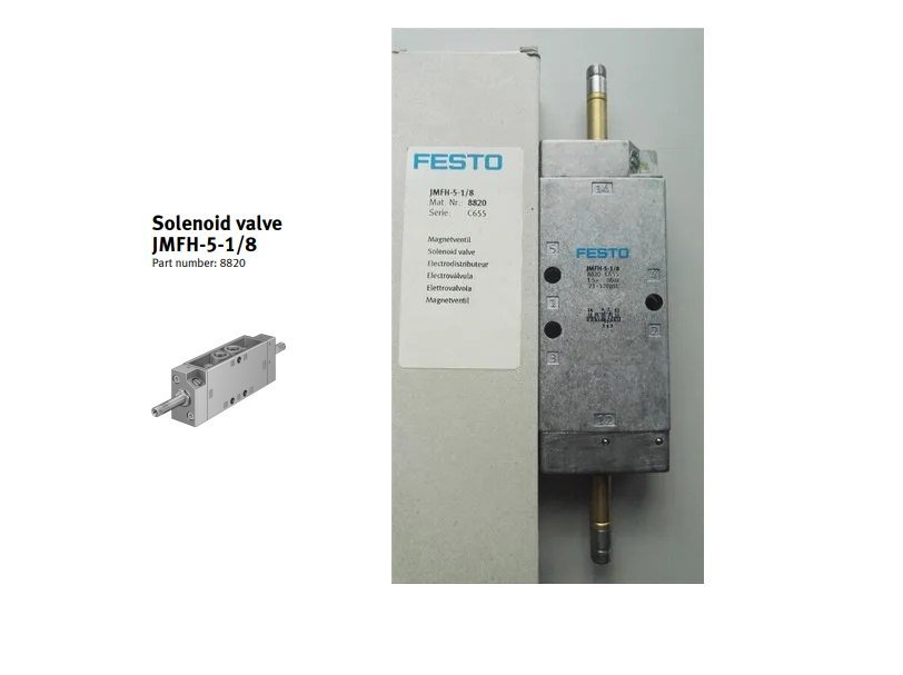 WATER, AIR Festo Double Solenoid Valve JMFH-5-1/8/(8820)