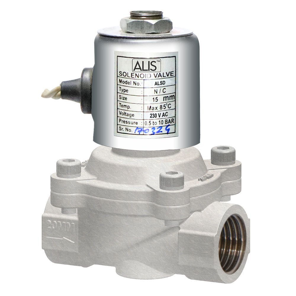 Water Stainless Steel Solenoid Valve, For Industrial