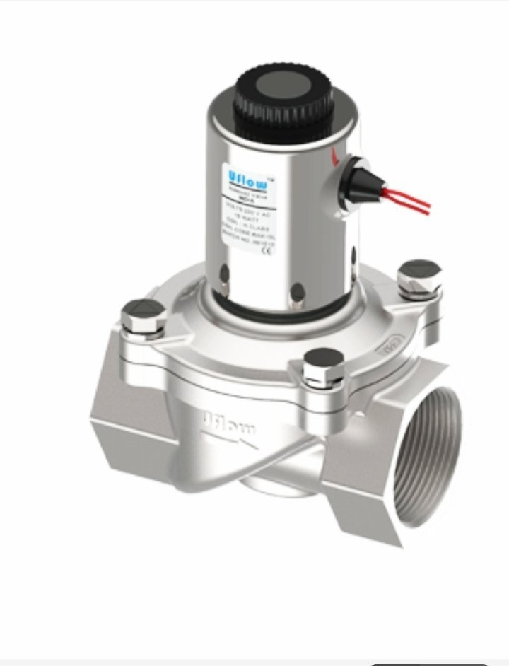 Ss304 Or Ss316 U Flow Stainless Steel Diaphragm Solenoid Valve