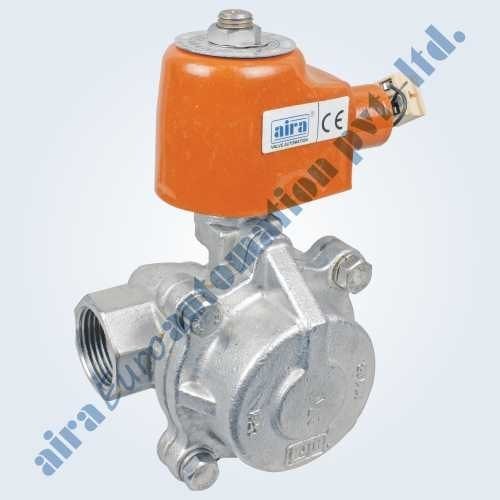 AIRA 2 to 40 Bar 2/2 Way Piston Type High Pressure Solenoid Valve