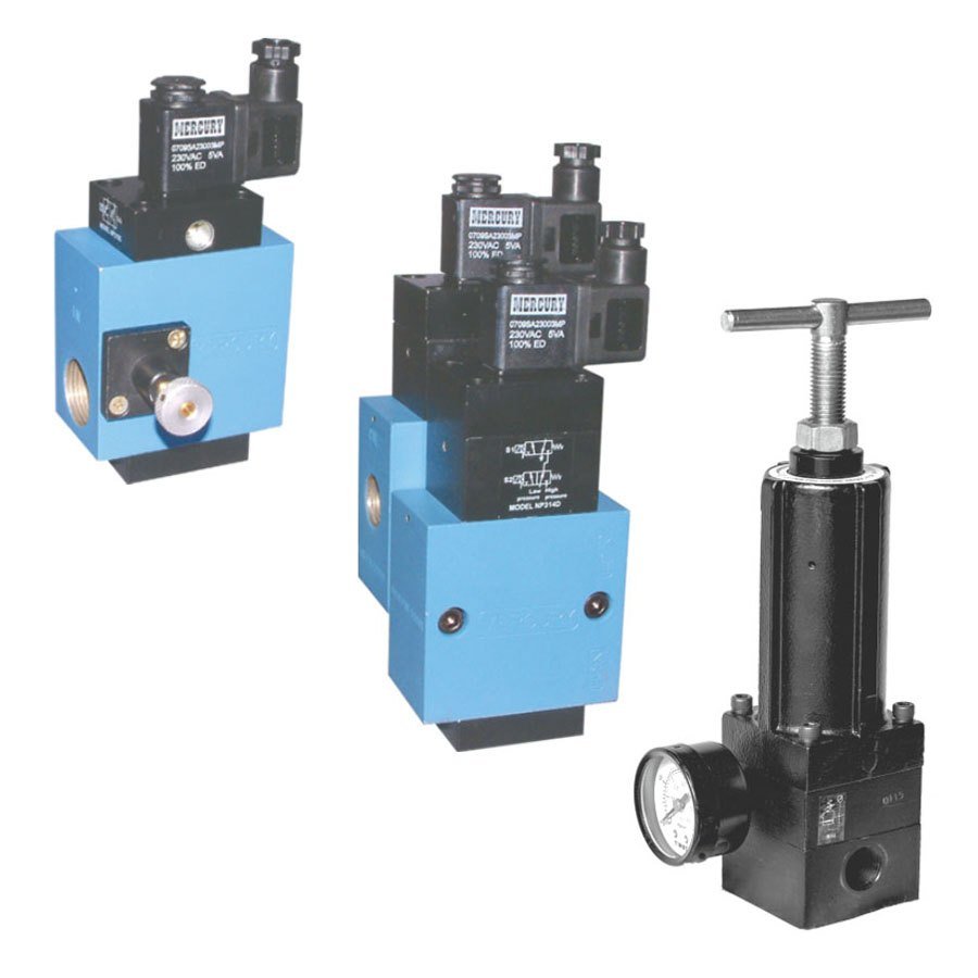 3/2 DUAL PRESSURE BLOW SOLENOID VALVE